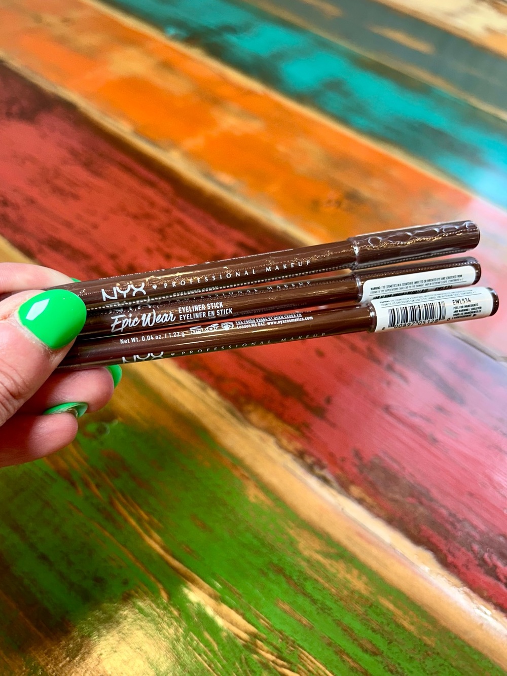 NEW NYX Epic Wear Waterproof Eyeliner Stick Burnt Sienna EWLS34 NIP